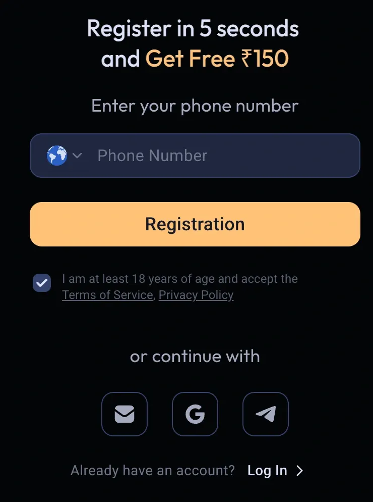 Step by Step Register